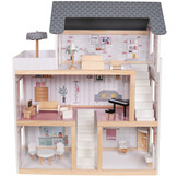 Houten poppenhuis - Accessoires - 78 cm hoog