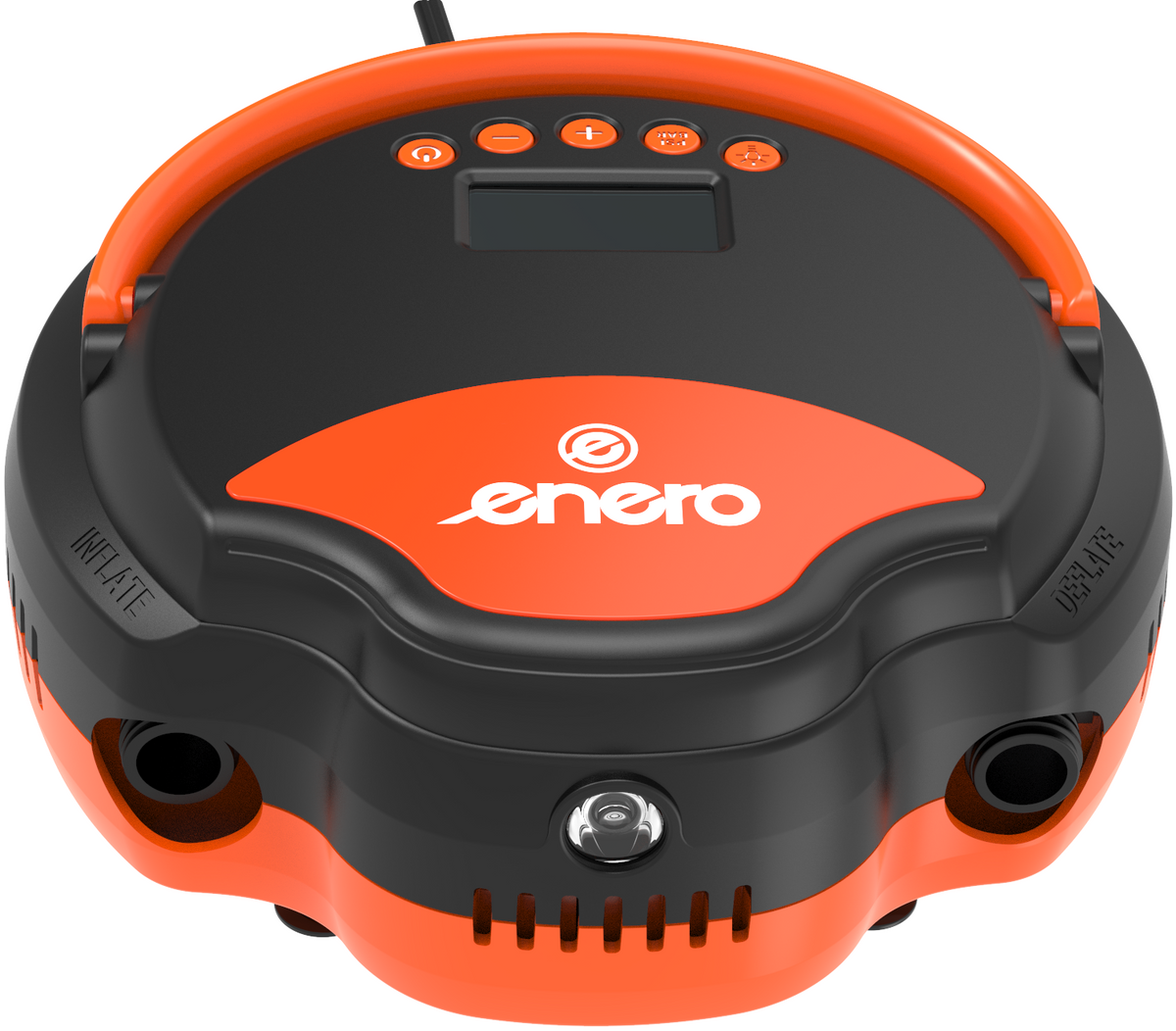 Elektrische sup pomp 12v - LED - Oranje-Zwart - 22PSI