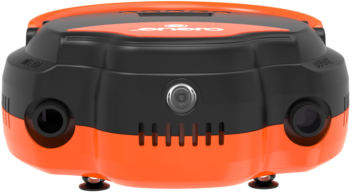 Elektrische sup pomp 12v - LED - Oranje-Zwart - 22PSI