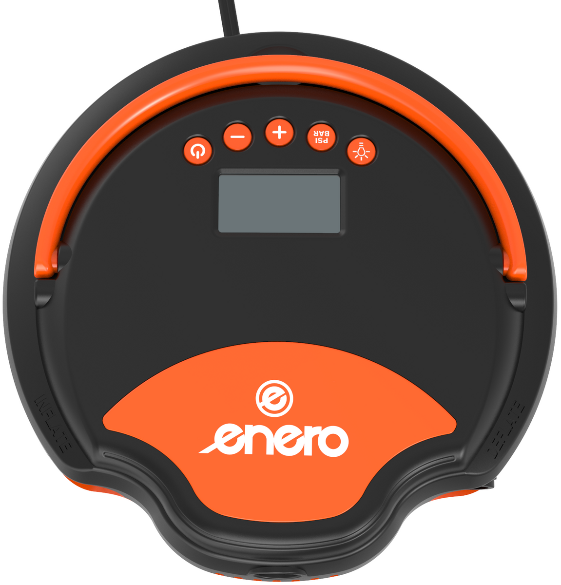Elektrische sup pomp 12v - LED - Oranje-Zwart - 22PSI