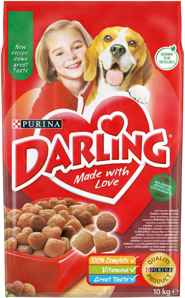 Hondenvoer darling - Rundvlees - Kip - 10 kg