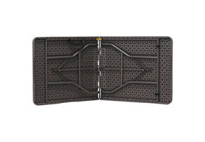 Inklapbare cateringtafel - Houten bord - Donkergrijs - 180x74 cm - 100kg belasting