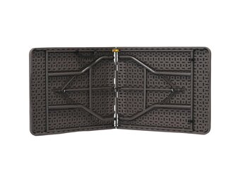 Inklapbare cateringtafel - Houten bord - Donkergrijs - 180x74 cm - 100kg belasting