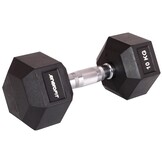 Hex dumbbell 10 kg - Rubber