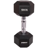 Hex dumbbell 10 kg - Rubber