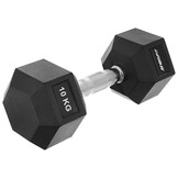 Hex dumbbell 10 kg - Rubber