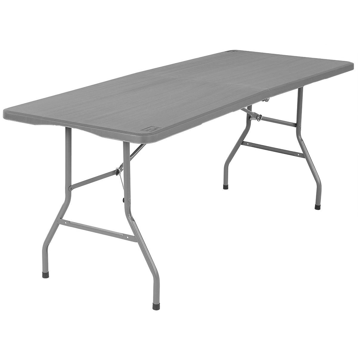 Inklapbare cateringtafel - Grijs - 180x70 cm - Max. 100kg