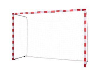 Voetbaldoel - Zwart - Staal - 300x160x90cm