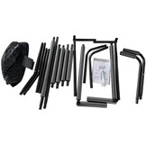 Voetbaldoel met net - 240x160x85cm - Enero Pro