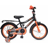 Kinderfiets 16 inch - oranje zwart