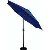 Inklapbare tuinparasol 300cm marineblauw - Opvouwbaar - 300 cm