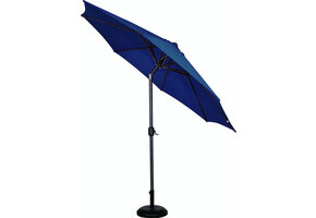 Inklapbare tuinparasol 300cm marineblauw - Opvouwbaar - 300 cm