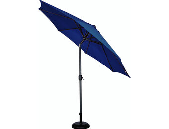 Inklapbare tuinparasol 300cm marineblauw - Opvouwbaar - 300 cm