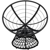 Draaistoel voor tuin - Rood - Met kussen - 360 graden