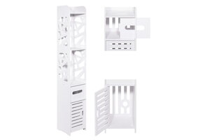 Badkamerkast hoog 120cm wit - Kolom