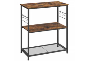 Keukenrek - Zwart - 80 x 40 x 90 cm