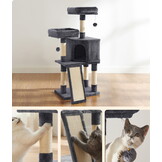 Krabpaal - Grijs - 50 x 35 x 115 cm