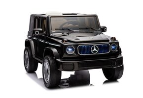 Elektrische kinderauto Mercedes G-klasse zwart - Accuwagen - 4x4