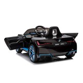 Kinder Accu Auto BMW I4 Zwart - 4x4 - Elektrisch