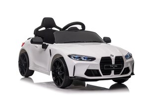 Kinder accu auto BMW M4 wit - Elektrisch