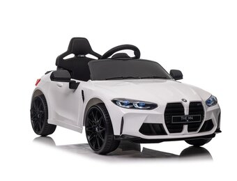 Kinder accu auto BMW M4 wit - Elektrisch