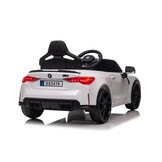 Kinder accu auto BMW M4 wit - Elektrisch