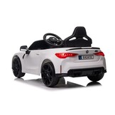Kinder accu auto BMW M4 wit - Elektrisch