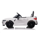 Kinder accu auto BMW M4 wit - Elektrisch