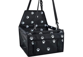 Hondenautostoel - zwart - 60x43x30 cm