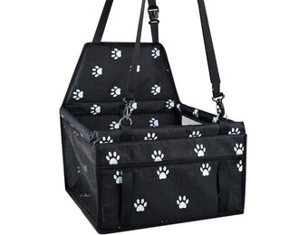 Hondenautostoel - zwart - 60x43x30 cm