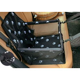 Hondenautostoel - zwart - 60x43x30 cm