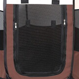 Hondenbench opvouwbaar- 20 stuks - Bruin - 74x74x43cm