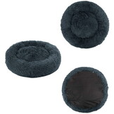 Hondenmand donkergrijs 80cm - 9 stuks - Pluche - Bed - 80 cm