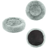 Hondenmand lichtgrijs 80cm - 9 stuks - Pluche - Bed - 80 cm