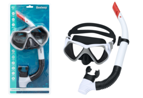 Duikbril snorkel set bestway - White - 24069