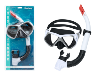 Duikbril snorkel set bestway - White - 24069