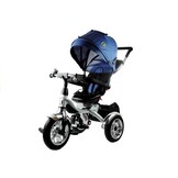 Kinderdriewieler marineblauw met kap
