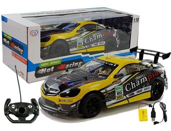 RC auto 1:10 geel - Schaal 1:10 - R/C - Sportwagen