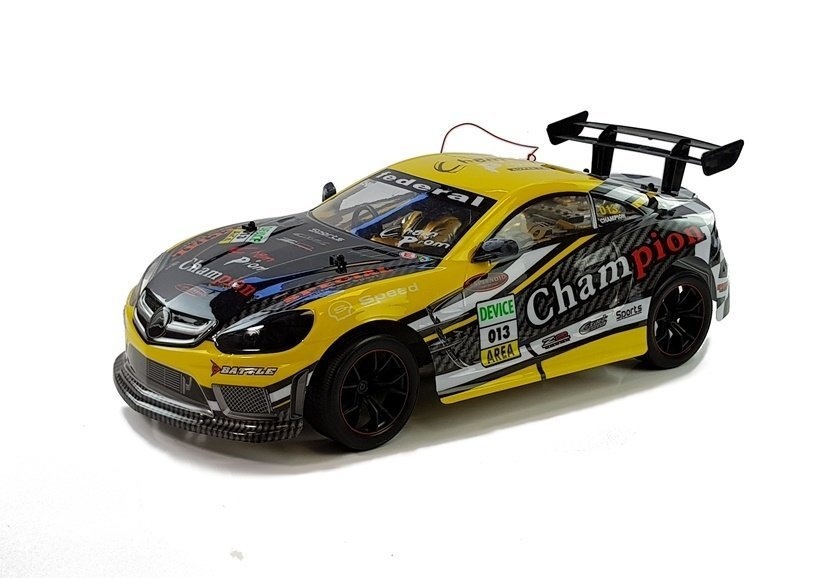 RC auto 1:10 geel - Schaal 1:10 - R/C - Sportwagen