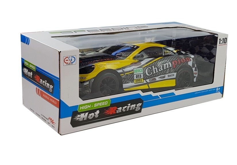 RC auto 1:10 geel - Schaal 1:10 - R/C - Sportwagen