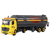 Speelgoed tankwagen bouwpakket DIY - Geel - Licht en geluid