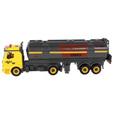Speelgoed tankwagen bouwpakket DIY - Geel - Licht en geluid