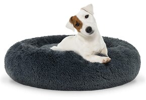 Hondenmand donkergrijs 60cm - 16 stuks - Pluche - Bed