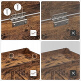 Houten opbergkist - 100 x 40 x 46 cm - vintage