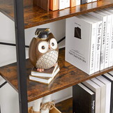 Industriële boekenkast - 186 cm - bruin