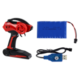 RC rock crawler 1:12 - Zwart - 4x4 - 2,4 GHz - 20 km/u