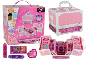Kinder make-up koffer - Roze - Groot