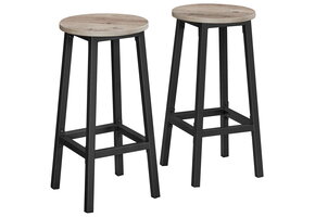 Industriële barkrukken - Zwart- 65 cm