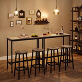 Industriële barkrukken - Zwart- 65 cm