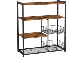 Industriële bakkerskast - staal - zwart